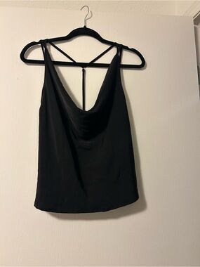 HYFVE Black Cowl Neck Strappy Back Cami